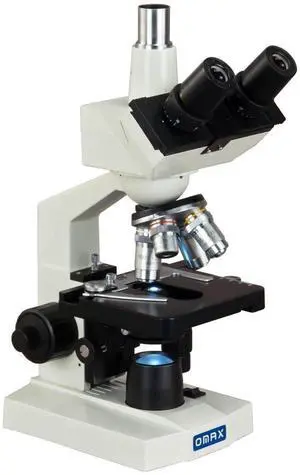 40X-2500X LED Lab Trinocular Compound Microscope with Double Layer Mechanical Stage 40X-2500X LED Lab Trinocular Compound Microscope with Double Layer Mechanical Stage