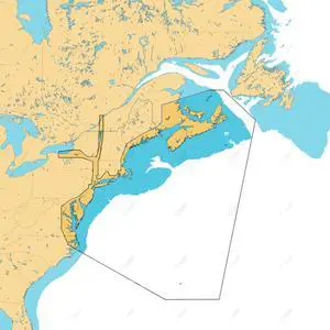 Reveal Coastal - Nova Scotia to Chesapeake Bay, Map Card for Marine GPS Navigation Reveal Coastal - Nova Scotia to Chesapeake Bay, Map Card for Marine GPS Navigation