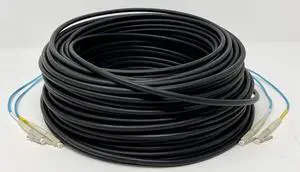 Direct Burial/Outdoor LC-LC 2-Strand Fiber Optic Cable - OM3 Multimode (50/125) - 25M (82ft) Direct Burial/Outdoor LC-LC 2-Strand Fiber Optic Cable - OM3 Multimode (50/125) - 25M (82ft)