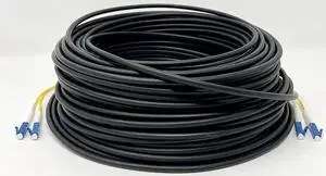 Direct Burial/Outdoor LC-LC 2-Strand Fiber Optic Cable - Singlemode (9/125) - 100M (328ft) Direct Burial/Outdoor LC-LC 2-Strand Fiber Optic Cable - Singlemode (9/125) - 100M (328ft)