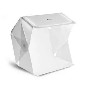 Foldio3-25Inch Product Photography Light Box, 65W High Powered Dimmable LED Light, CRI 98+, Foldable, White PP & Black Flocking Background Included, All-in-One Photo Studio Lightbox by ORANGEMONKIE Foldio3-25Inch Product Photography Light Box, 65W High Powered Dimmable LED Light, CRI 98+, Foldable, White PP & Black Flocking Background Included, All-in-One Photo Studio Lightbox by ORANGEMONKIE