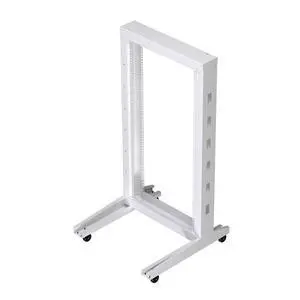 22U 2 Post Rack Open Frame Server Rack for 19 Inch Equipment, AV, Networking, Data & IT Devices, 2-Post Rack 22U with Wheels, 661lbs Weight Capacity, White 22U 2 Post Rack Open Frame Server Rack for 19 Inch Equipment, AV, Networking, Data & IT Devices, 2-Post Rack 22U with Wheels, 661lbs Weight Capacity, White