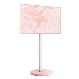 Mobile Rolling TV Cart for 32-65 Inches Television, Modern Corner TV Floor Stand on Wheels Fits Max VESA 400x400mm, V2 Portable Smart Television Cart,Pink, Master Series Mobile Rolling TV Cart for 32-65 Inches Television, Modern Corner TV Floor Stand on Wheels Fits Max VESA 400x400mm, V2 Portable Smart Television Cart,Pink, Master Series