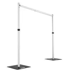 Heavy Duty Backdrop Stand, 10x10ft Pipe and Drape Stand Kit, Adjustable Arch Backdrop Stand, Back Drop Stand for Party Event, Trade Shows & Wedding Decor Heavy Duty Backdrop Stand, 10x10ft Pipe and Drape Stand Kit, Adjustable Arch Backdrop Stand, Back Drop Stand for Party Event, Trade Shows & Wedding Decor