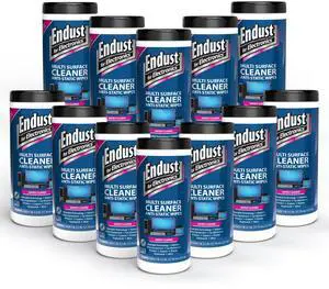 For Electronics; Multi-Surface, Anti-Static, Electronics Cleaning Wipes; Alcohol & Ammonia Free; 12 Pack of 70 Wipes per Container (259000P12) For Electronics; Multi-Surface, Anti-Static, Electronics Cleaning Wipes; Alcohol & Ammonia Free; 12 Pack of 70 Wipes per Container (259000P12)