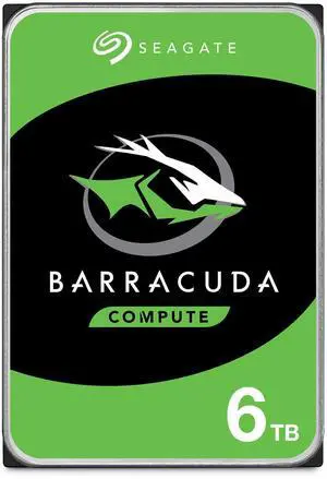 BarraCuda 6TB Internal Hard Drive HDD 3.5 Inch SATA 6 Gb/s 5400 RPM 256MB Cache for Computer Desktop PC Frustration Free Packaging (ST6000DMZ03) BarraCuda 6TB Internal Hard Drive HDD 3.5 Inch SATA 6 Gb/s 5400 RPM 256MB Cache for Computer Desktop PC Frustration Free Packaging (ST6000DMZ03)