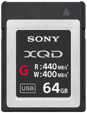 Professional XQD G Series 64GB Memory Card (QDG64E/J) Professional XQD G Series 64GB Memory Card (QDG64E/J)