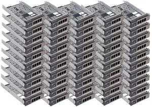 50 Pack Hard Drive Bracket KG1CH 0KG1CH F238F 0F238F SSD Caddy 3.5 Hard Drive Tray Caddy Compatible for Dell Poweredge 11th/12th/13th/14th Generation T340 T440 T640 R430 R530 R730 T630 R420 R520 R720 50 Pack Hard Drive Bracket KG1CH 0KG1CH F238F 0F238F SSD Caddy 3.5 Hard Drive Tray Caddy Compatible for Dell Poweredge 11th/12th/13th/14th Generation T340 T440 T640 R430 R530 R730 T630 R420 R520 R720