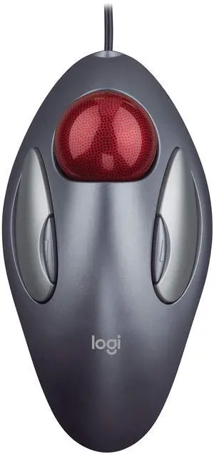 Trackman Marble Trackball Mouse Wired USB Ergonomic Mouse for Computers, with 4 Programmable Buttons, Dark Gray Trackman Marble Trackball Mouse Wired USB Ergonomic Mouse for Computers, with 4 Programmable Buttons, Dark Gray