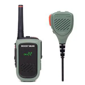 Expedition 5 Watt Radio with Waterproof Hand Mic - GMRS Radio with IP67 Waterproofing, Long Range Walkie Talkie, NOAA Weather Alerts, 5 Day Battery Life, 1 Pack Expedition 5 Watt Radio with Waterproof Hand Mic - GMRS Radio with IP67 Waterproofing, Long Range Walkie Talkie, NOAA Weather Alerts, 5 Day Battery Life, 1 Pack