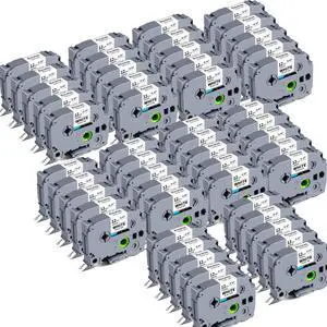 50-Pack TZe-231 TZe231 12mm 0.47 Laminated White TZ Tape Compatible with Brother P Touch Label Maker Tape RefillWork with Brother PTouch D220 PTD210 PTH110 PTH111 PTP710BT PTD400 50-Pack TZe-231 TZe231 12mm 0.47 Laminated White TZ Tape Compatible with Brother P Touch Label Maker Tape RefillWork with Brother PTouch D220 PTD210 PTH110 PTH111 PTP710BT PTD400