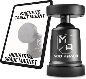 Tabnetic Maxx - Universal Magnetic Tablet Mount for Trucks, Cars, RVs, Heavy Equipment, Adhesive Mounting, Tablet Compatible, Magnetic Phone Mount, Console Accessories Tabnetic Maxx - Universal Magnetic Tablet Mount for Trucks, Cars, RVs, Heavy Equipment, Adhesive Mounting, Tablet Compatible, Magnetic Phone Mount, Console Accessories