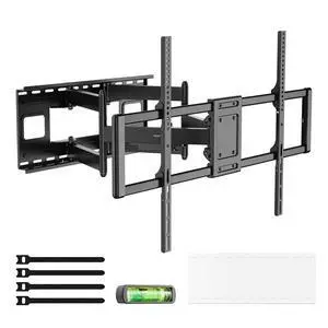 Heavy Duty XXL Full Motion TV Wall Mount for Extra Large TVs, max VESA 900x600, Holds up to 264lb, Swivel Tilt Extension Adjustable TV Mount for 60" 65" 75" 80" 85" 90" 98" 100" 115" 120 in Heavy Duty XXL Full Motion TV Wall Mount for Extra Large TVs, max VESA 900x600, Holds up to 264lb, Swivel Tilt Extension Adjustable TV Mount for 60" 65" 75" 80" 85" 90" 98" 100" 115" 120 in