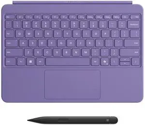 Surface Pro Keyboard and Slim Pen 2 Bundle for Surface Pro 12" Device, Alcantara Material, Violet Surface Pro Keyboard and Slim Pen 2 Bundle for Surface Pro 12" Device, Alcantara Material, Violet