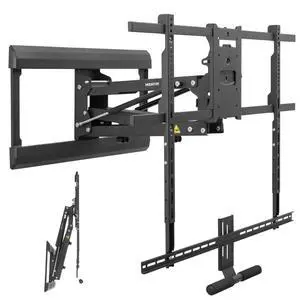 Fireplace Mantel TV Wall Mount, Above Fireplace Height Adjustable TV Mount, Pull Down Mantle Mount with Spring Assist, 65-85 inches, VESA 100x100 to 800x500, max 110 lb Weight Fireplace Mantel TV Wall Mount, Above Fireplace Height Adjustable TV Mount, Pull Down Mantle Mount with Spring Assist, 65-85 inches, VESA 100x100 to 800x500, max 110 lb Weight