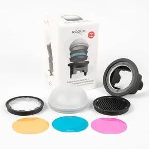 Magnetic Modifier Flash Kit + Flash Adapter V2 (Standard) | Use these modifiers directly on your round flashes, and on your rectangular flashes with the included Flash Adapter v2 Magnetic Modifier Flash Kit + Flash Adapter V2 (Standard) | Use these modifiers directly on your round flashes, and on your rectangular flashes with the included Flash Adapter v2