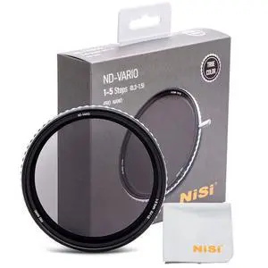 77mm Swift True Color ND-Vario + Cleaning Cloth - Variable ND Filter 1-5 Stops (ND2-ND32), w/Lens Case and Lens Cap - Compatible with Swift System Filters 77mm Swift True Color ND-Vario + Cleaning Cloth - Variable ND Filter 1-5 Stops (ND2-ND32), w/Lens Case and Lens Cap - Compatible with Swift System Filters