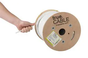Cat6 Shielded Riser (CMR) Bulk Ethernet Cable, 500ft, White, 23AWG Solid Bare Copper, 550MHz, Overall Aluminum Foil Shield (F/UTP), PoE++ 100W, ETL Listed Cat6 Shielded Riser (CMR) Bulk Ethernet Cable, 500ft, White, 23AWG Solid Bare Copper, 550MHz, Overall Aluminum Foil Shield (F/UTP), PoE++ 100W, ETL Listed