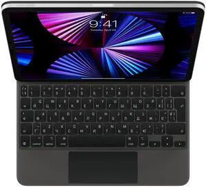 Magic Keyboard: iPad Keyboard case for iPad Pro 11-inch (1st, 2nd, 3rd, 4th gen) and iPad Air (4th, 5th gen, and M2), Great Typing Experience, Built-in trackpad, Ukrainian - Black Magic Keyboard: iPad Keyboard case for iPad Pro 11-inch (1st, 2nd, 3rd, 4th gen) and iPad Air (4th, 5th gen, and M2), Great Typing Experience, Built-in trackpad, Ukrainian - Black