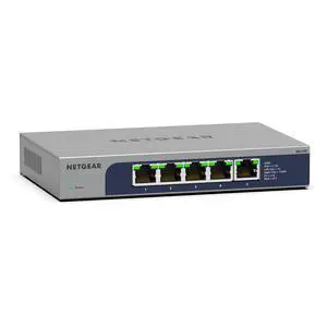 5-Port Multi-Gigabit Ethernet Unmanaged Network Switch (MS105) - with 5 x 1G/2.5G, Desktop or Wall Mount 5-Port Multi-Gigabit Ethernet Unmanaged Network Switch (MS105) - with 5 x 1G/2.5G, Desktop or Wall Mount