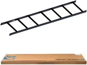 Cable Runway Rack 5' Straight Section, 16-Gauge Steel, Made in USA Cable Runway Rack 5' Straight Section, 16-Gauge Steel, Made in USA
