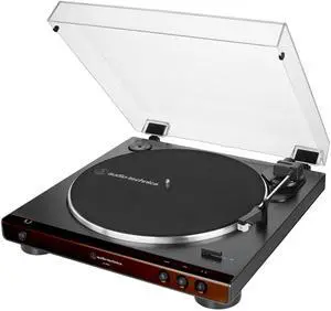 At-LP60X-BW Fully Automatic Belt-Drive Stereo Turntable, Hi-Fi, 2 Speed, Dust Cover, Anti-Resonance, Die-Cast Aluminum Platter Brown At-LP60X-BW Fully Automatic Belt-Drive Stereo Turntable, Hi-Fi, 2 Speed, Dust Cover, Anti-Resonance, Die-Cast Aluminum Platter Brown