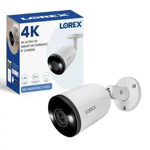 Outdoor 4K IP Add-On Metal Bullet Security Camera | NVR Add-On | Smart Motion Detection | 2-Way Talk | Color Night Vision | IP67 Waterproof | Requires Recorder Outdoor 4K IP Add-On Metal Bullet Security Camera | NVR Add-On | Smart Motion Detection | 2-Way Talk | Color Night Vision | IP67 Waterproof | Requires Recorder