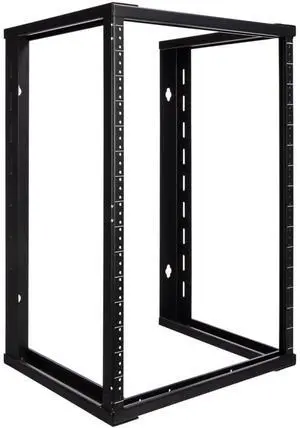 15U Wall Mount Rack - Server Rack for 19 Inch IT Equipment Open Frame Rack Network Rack for AV & Server Equipment 16 Deep Rack, Black 15U Wall Mount Rack - Server Rack for 19 Inch IT Equipment Open Frame Rack Network Rack for AV & Server Equipment 16 Deep Rack, Black