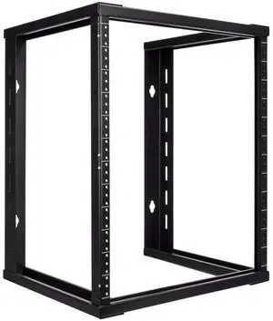 12U Wall Mount Rack - Server Rack for 19 Inch IT Equipment Open Frame Rack Network Rack for AV & Server Equipment 16 Deep Rack, Black 12U Wall Mount Rack - Server Rack for 19 Inch IT Equipment Open Frame Rack Network Rack for AV & Server Equipment 16 Deep Rack, Black