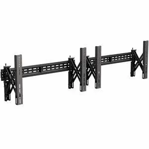Pop-Out Steel Video Wall Mounts, Fits 2 TV Screens 37 to 90 inches, Wide VESA Range and Screen Leveling, Holds up to 154 lbs per TV, 2 Mounts, Black, MOUNT-VW90-2 Pop-Out Steel Video Wall Mounts, Fits 2 TV Screens 37 to 90 inches, Wide VESA Range and Screen Leveling, Holds up to 154 lbs per TV, 2 Mounts, Black, MOUNT-VW90-2