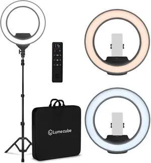 Ring Light Pro | Wireless Professional Lighting for Photography, Streaming, Video | Fully Adjustable Color and Brightness | Includes Sturdy, Portable Tripod Mount and Padded Carrying Case Ring Light Pro | Wireless Professional Lighting for Photography, Streaming, Video | Fully Adjustable Color and Brightness | Includes Sturdy, Portable Tripod Mount and Padded Carrying Case