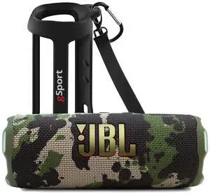 FLIP 7 Waterproof Portable Speaker Bundle with gSport Silicone Sleeve (Camo) FLIP 7 Waterproof Portable Speaker Bundle with gSport Silicone Sleeve (Camo)