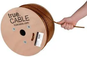 Cat6 Direct Burial Bulk Ethernet Cable, Unshielded, 1000ft, Brown, 23AWG Solid Bare Copper, Outdoor OSP Jacket, Waterproof, UV Resistant, 550MHz, PoE++ 100W (4PPoE) Cat6 Direct Burial Bulk Ethernet Cable, Unshielded, 1000ft, Brown, 23AWG Solid Bare Copper, Outdoor OSP Jacket, Waterproof, UV Resistant, 550MHz, PoE++ 100W (4PPoE)