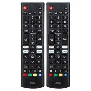 2 Pack AKB76040302 LG TV Remote Control Replacement for Smart TV - Easy Setup Remote, Streaming Shortcuts - Works with LG 4K, UHD, LED, OLED Smart HDTV Models (AKB75095307, AKB74915305, AKB75855501) 2 Pack AKB76040302 LG TV Remote Control Replacement for Smart TV - Easy Setup Remote, Streaming Shortcuts - Works with LG 4K, UHD, LED, OLED Smart HDTV Models (AKB75095307, AKB74915305, AKB75855501)