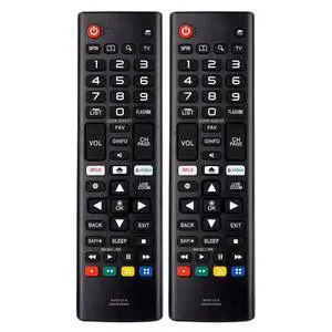 2 Pack AKB75375604 LG TV Remote Control Replacement for Smart TV - Easy Setup Remote, Streaming Shortcuts - Works with LG 4K, UHD, LED, OLED Smart HDTV Models (AKB75095307 AKB74915305 AKB76040302) 2 Pack AKB75375604 LG TV Remote Control Replacement for Smart TV - Easy Setup Remote, Streaming Shortcuts - Works with LG 4K, UHD, LED, OLED Smart HDTV Models (AKB75095307 AKB74915305 AKB76040302)