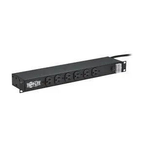 12-Outlet Rackmount PDU Power Strip, Network-Grade Front & Rear Facing Outlets, 15A, 120V, 15ft Cord with 5-15P Plug, Horizontal 1U Rack Mount, Manufacturer's (RS-1215) 12-Outlet Rackmount PDU Power Strip, Network-Grade Front & Rear Facing Outlets, 15A, 120V, 15ft Cord with 5-15P Plug, Horizontal 1U Rack Mount, Manufacturer's (RS-1215)