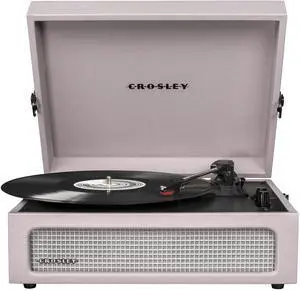 CR8017B-AM Voyager Vintage Portable Vinyl Record Player Turntable with Bluetooth in/Out and Built-in Speakers, Amethyst CR8017B-AM Voyager Vintage Portable Vinyl Record Player Turntable with Bluetooth in/Out and Built-in Speakers, Amethyst