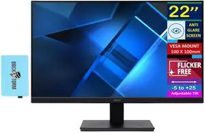 Vero 22" FHD Free Sync Monitor with 4ms Response Time, 100 Hz Refresh Rate, Flicker Free, Anti Glare, VESA Mount (100mm), HDMI and Dockztorm USB Port Expander, Black (2026 Latest Model) Vero 22" FHD Free Sync Monitor with 4ms Response Time, 100 Hz Refresh Rate, Flicker Free, Anti Glare, VESA Mount (100mm), HDMI and Dockztorm USB Port Expander, Black (2026 Latest Model)
