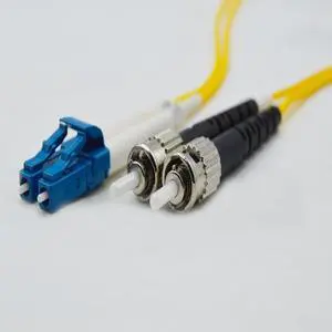 FiberCablesDirect OS2 Single-Mode Fiber Patch Cable | Length Options: 0.5M-300M | LC to ST | 75M (246.06ft) | Duplex 9/125µm | 1G/10G SFP & 10GBASE Compatible | Yellow OFNR PVC FiberCablesDirect OS2 Single-Mode Fiber Patch Cable | Length Options: 0.5M-300M | LC to ST | 75M (246.06ft) | Duplex 9/125µm | 1G/10G SFP & 10GBASE Compatible | Yellow OFNR PVC