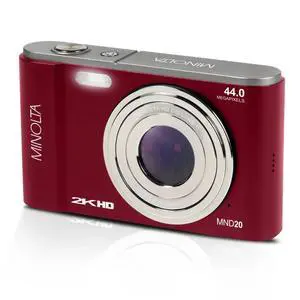 MND20 44MP Digital Camera 2.7K Ultra HD Video, 16X Digital Zoom, Anti-Shake Stabilization, Time Lapse, Face Detection, 2.9-inch LCD Display Lightweight Compact Camera (Red) MND20 44MP Digital Camera 2.7K Ultra HD Video, 16X Digital Zoom, Anti-Shake Stabilization, Time Lapse, Face Detection, 2.9-inch LCD Display Lightweight Compact Camera (Red)