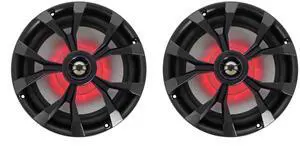 Pair RKL80MB 900 Watt 8-Inch 2-Way Marine Boat Speakers, IP66 Waterproof, Beat-Sync LED Lights, Rustproof Design, Perfect for Boats and ATVs Pair RKL80MB 900 Watt 8-Inch 2-Way Marine Boat Speakers, IP66 Waterproof, Beat-Sync LED Lights, Rustproof Design, Perfect for Boats and ATVs
