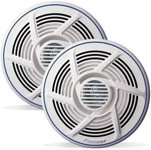 TS-MR1600 6.5 Marine Speakers (Pair) 2-Way Coaxial Boat Speakers, 100W Max Power, Waterproof & UV-Resistant (White) TS-MR1600 6.5 Marine Speakers (Pair) 2-Way Coaxial Boat Speakers, 100W Max Power, Waterproof & UV-Resistant (White)