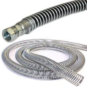 2" Steel Spring Guard Flexible Pipe Hose Protector Metal Spiral Wrap Armor Cover - 49mm - 10 Feet 2" Steel Spring Guard Flexible Pipe Hose Protector Metal Spiral Wrap Armor Cover - 49mm - 10 Feet