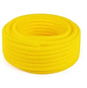 Flexible Polyethylene HDPE Non-Split Corrugated Wire Loom Tubing (Yellow, 1" Dia. x 100 ft) Flexible Polyethylene HDPE Non-Split Corrugated Wire Loom Tubing (Yellow, 1" Dia. x 100 ft)