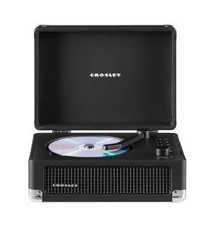 CR3505A-BK Cruiser Retro Portable CD Player with Stereo Bluetooth Speakers and FM Radio, Black CR3505A-BK Cruiser Retro Portable CD Player with Stereo Bluetooth Speakers and FM Radio, Black