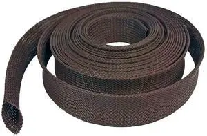 1/4" Chewing Resistant Braided Sleeving Repulsive Hose Wire Mesh Cable Protection Flexible Expandable Wrap - 250 Feet 1/4" Chewing Resistant Braided Sleeving Repulsive Hose Wire Mesh Cable Protection Flexible Expandable Wrap - 250 Feet