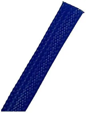 PET Expandable Braided Sleeving - 5/8 Inch - 250 Feet Long - Blue Cable Sleeve Automotive Wire Loom, Cable Wrap, Cord Protector from Pets, Cable Management - Blue PET Expandable Braided Sleeving - 5/8 Inch - 250 Feet Long - Blue Cable Sleeve Automotive Wire Loom, Cable Wrap, Cord Protector from Pets, Cable Management - Blue