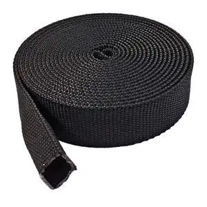 2.5" Nylon Protective Hose Sleeve - 25 Feet - Black 2.5" Nylon Protective Hose Sleeve - 25 Feet - Black
