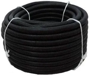 ® Flexible Polyethylene LDPE Non-Split Corrugated Wire Loom Tubing (Black, 1" Dia x 100 ft) ® Flexible Polyethylene LDPE Non-Split Corrugated Wire Loom Tubing (Black, 1" Dia x 100 ft)