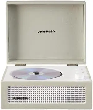 CR3517A-DU Voyager Retro Portable CD Player with Stereo Bluetooth Speakers and FM Radio, Dune CR3517A-DU Voyager Retro Portable CD Player with Stereo Bluetooth Speakers and FM Radio, Dune
